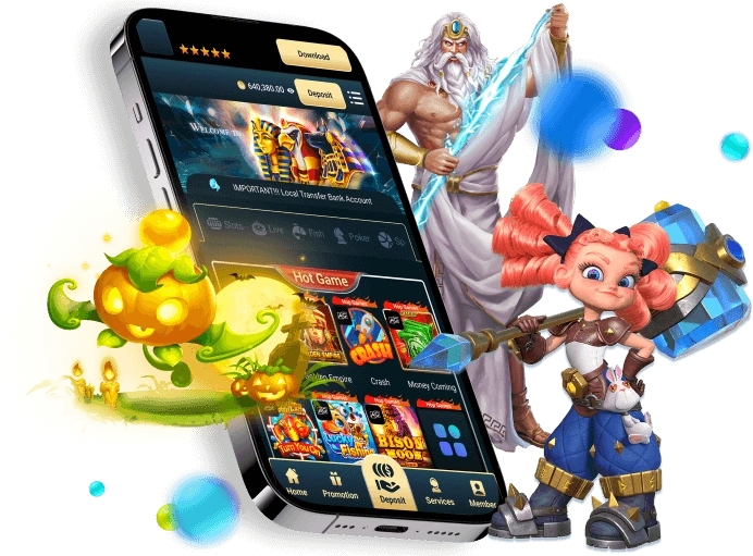 Trò chơi slot 3D với nhân vật hoạt hình và hiệu ứng đặc biệt